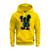 Moletom Estampado Blusa De Frio Canguru Confortável Neon Rato Amarelo