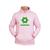 Moletom Flanelado Agronomia Felpado Canguru Unisex Rosa claro, Estampa verde