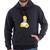 Moletom Homer Simpson blusa de frio flanelada masculino feminino Preto