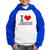 Moletom Infantil I Love Jesus - Foca na Moda Branco, Azul