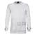 Moletom Le Coq Ess Bac Crew Let Outline Ss - masculino - branco+preto Bco, Pto