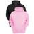 Moletom Masculino Feminino Blusa Casaco Canguru Capuz Kit 2 Rosa, Preto