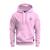 Moletom Premium Algodão Unissex Blusa De Frio Bolso e Capuz Nexstar Racional Peito Rosa