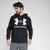 Moletom Under Armour Rival Big Logo Masculino Preto, Branco