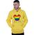 Moletom Unissex Canguru Mickey Colorido LGBT Amarelo