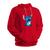 Moleton Frio Stitch Unissex Blusa Canguru Inverno Vermelho