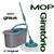 mop para limpeza Esfregão vassoura Giratório casa cozinha banheiro sala área loja Base Flexível: Acessa áreas difíceis.