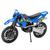 Motinha De Brinquedo Moto Trilha Miniatura 24 Cm Na Solapa - Bs Toys Azul
