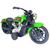 Moto de Brinquedo Chopper Action Infantil 4 cores Verde