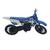 Moto De Brinquedo Grande Motocross Pneu Borracha Azul