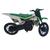 Moto De Brinquedo Grande Motocross Pneu Borracha Verde