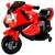 Moto Elétrica Infantil Criança 3 Anos 25kg 3km/h Bateria Recarregável 6V Luzes Led e Som Importway Vermelho