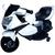 Moto Elétrica Infantil Criança 3 Anos 25kg 3km/h Bateria Recarregável 6V Luzes Led e Som Importway Branco