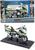 Moto em Miniatura da Policia - Authority Police Motorcycles - 1/18 - Maisto Bmw r 1200 rt inglaterra