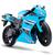 Moto Grande - 34.5 Cm - Rm Racing Motorcycle - Roma Azul, Claro