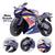 Moto Infantil Brinquedo RM Motorcycle Moto Grande 34.5 Cm Azul escuro