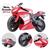 Moto Infantil Brinquedo RM Motorcycle Moto Grande 34.5 Cm Vermelho
