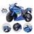 Moto Infantil Brinquedo RM Motorcycle Moto Grande 34.5 Cm Azul