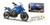 Moto Infantil Multi Motors - 26,5cm - Pneus Borracha - Roma Azul