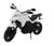 Moto Infantil Multi Motors - 26,5cm - Pneus Borracha - Roma Branco