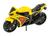 Moto Infantil New Moto 1000 Brinquedo Menino Solapa 185 - Bs Toys Amarelo