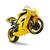 Moto Racing Brinquedo Infantil Miniatura - Roma Brinquedos Amarelo