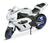 Moto Racing Motorcycle Branco