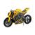 Moto Sport Miniatura Pro Tork 29cm Pneus Borracha - Usual Amarelo