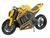 Moto Sport Racer Pro Tork Usual Brinquedos Menino Amarelo