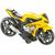 Moto Super 1600 Com Fricção Brinquedo Grande - Bs Toys Amarelo