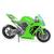 Moto Venon 1200 Sport Pneus De Borracha - Usual Brinquedos Verde