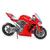 Moto Venon 1200 Sport Pneus De Borracha - Usual Brinquedos Vermelho