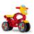 Motoca 4 Rodas Infantil - Totokross S/ Pedal Equilíbrio 25kg Triciclo Menina e Menino Vermelho