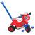 Motoca Infantil Triciclo Tico Tico Red Haste de Empurrar Proteção Velotrol Brinquedos Magic Toys Vermelho