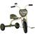 Motoca Menina Menino Triciclo Velotrol Infantil Com Buzina Para Crianças Ultra Bikes  Verde militar