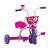 Motoca Menina Menino Triciclo Velotrol Infantil Criança Com Buzina Motoquinha 3 Rodas Ultra Bikes Branco, Rosa