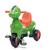 Motoca Triciclo Infantil Dinossauro Carrinho De Passeio Com Pedal Proteção Buzina Crianças +1 Ano Triciclo didino