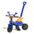 Motoca Triciclo Infantil Velotrol Baby Empurrador Haste Alça Azul