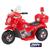 Motocicleta Moto Elétrica Infantil Luz Sirene Polícia E Baú Vermelho