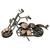 Motocicleta Retro Miniatura em Metal de Decoração 15cm Modelo 1