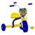 Motoquinha infantil triciclo velotrol Super resistente Ultra Bikes para meninos e meninas Azul, Amarelo