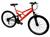 Mountain Bike Aro 26 Colli GPS 148.12 Aço V-Brake Laranja neon
