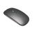 Mouse 2 em Wireless Bluetooth Recarregável Sem Fio Macio Tablet Computador Notebook IOS Android CINZA