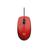 Mouse Com Fio MF400 Conexão USB 1200dpi Cabo de 180cm 3 Botões Clique Silencioso Multilaser Vermelho