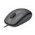 Mouse com fio USB Logitech M100 com Design Ambidestro e Facilidade Plug and Play, Cinza - 910-001601 Preto
