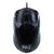 Mouse Óptico Profissional com Fio USB 1600 DPI 3 Botões Haiz HZ-3004 Preto