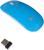 Mouse Óptico Sem Fio Recarregável - Silencioso Slim USB 3.0 Azul celeste