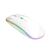 Mouse Recarregável Bluetooth Sem Fio Gamer  Led Rgb 2.4 ghz Branco