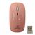 Mouse RGB Sem Fio de 2.4GHz Kapbom KA-618 rosa