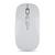 Mouse Sem Fio Bluetooth Recarregavel Compatível Com Macbook Air Pro Branco